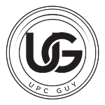 UPC Guy monogram logo